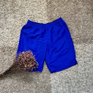 Nike Blue Swim Trunk Swoosh Logo Men’s Size M